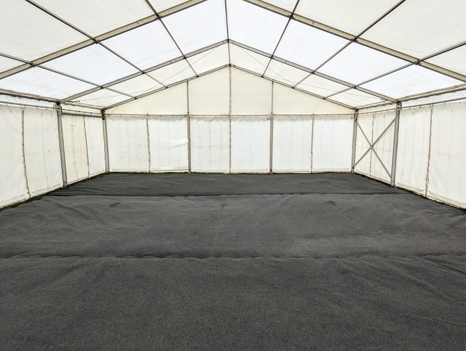 Elegant Marquee Setup for Fortis Clothing at the Kelmarsh Show
