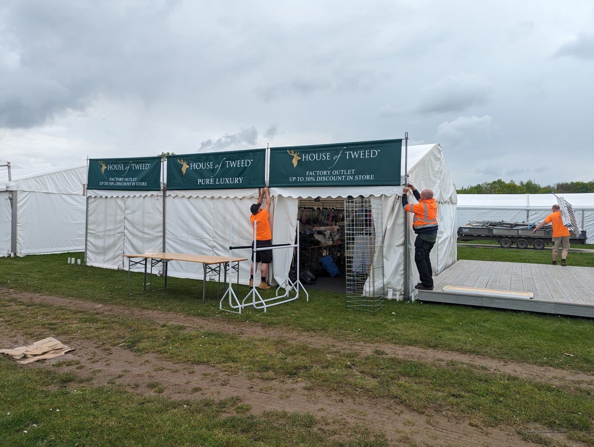 APF Event Hire Supplies & Installs 8 Marquees at the MARS Badminton Horse Trials 2024