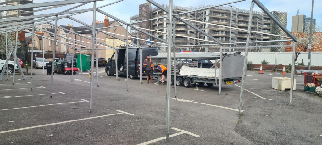Medical Tent Support at Newport Half Marathon – Working with Monnow Marquees